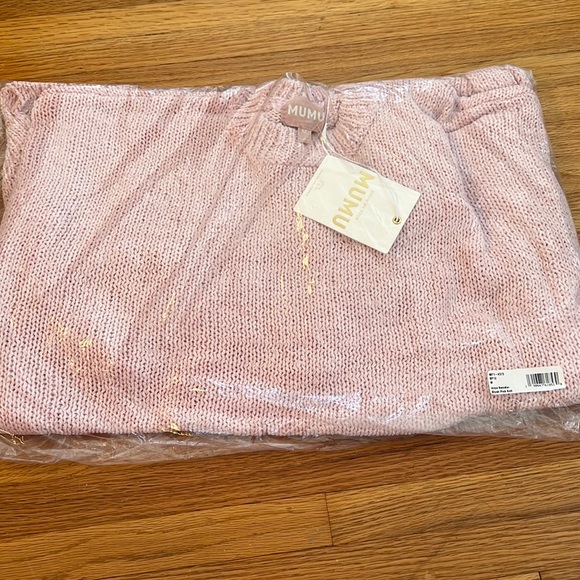 Show Me Your MuMu blush pink knit sweater - Picture 1 of 1